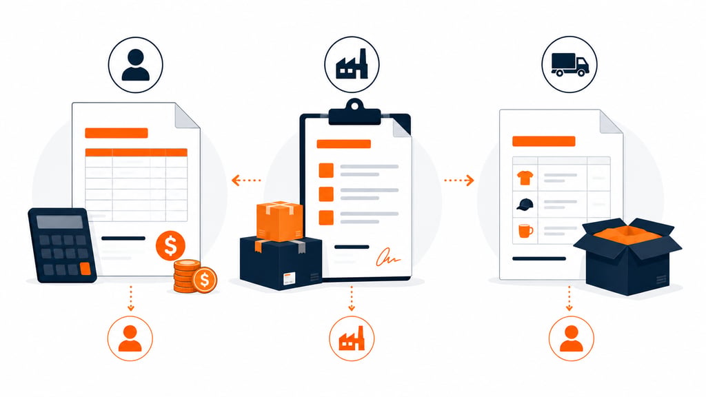 Invoice, Purchase Order, or Packing Slip