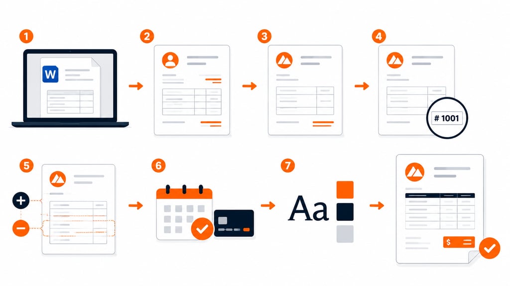 Customizing the Invoice Template