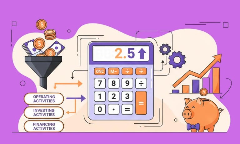 Statement of Cash Flows Calculator: Automatically Classify Operating, Investing, and Financing Activities