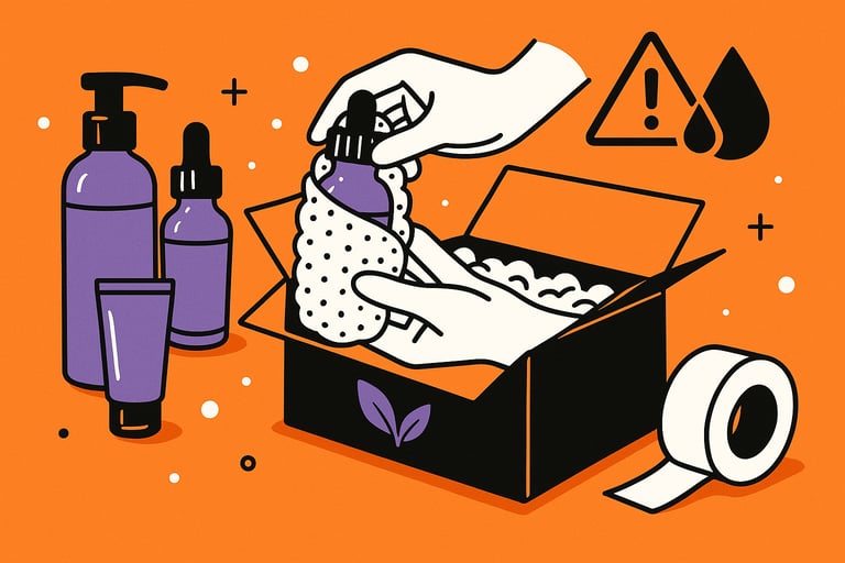 How to Package Skin Care Products for Shipping the Safe, Leak-Proof Way