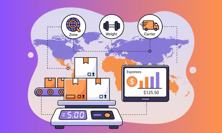 Shipping Cost Calculator: Estimate Shipping Expenses by Weight, Zone, and Carrier
