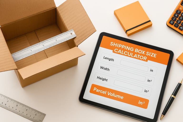 Shipping Box Size Calculator: Turn Your Box Specifications into Instant Pricing
