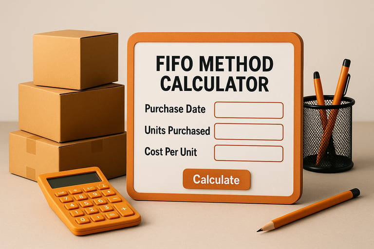 FIFO Method Calculator: Optimize Stock Rotation and Minimize Waste