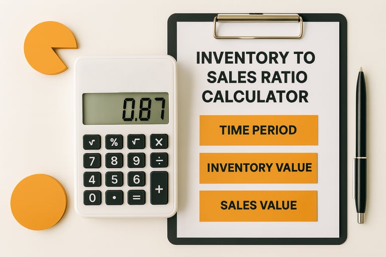Inventory Sales Ratio Calculator: Balance Stock and Sales Without Overcommitting Capital