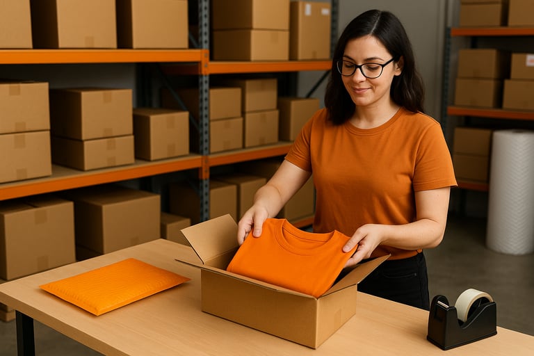 How to Ship T-Shirts Properly: Essential Materials