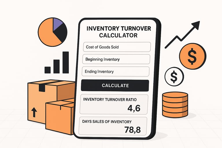 Inventory Turnover Calculator: Get Your Turnover Ratio and DSI Without Touching a Spreadsheet