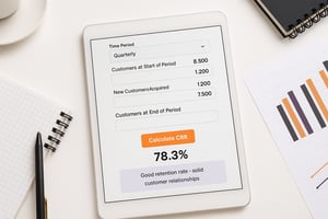 Customer Retention Rate Calculator