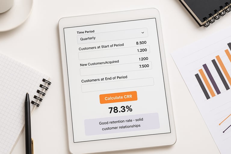 Customer Retention Rate Calculator: Take Control of Your Churn With One Quick Calculation