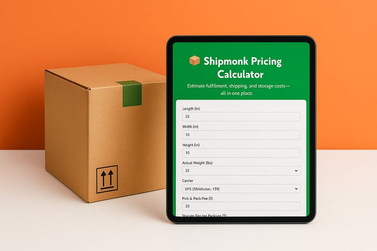 ShipMonk Pricing Calculator: Estimate Fulfillment Costs Fast