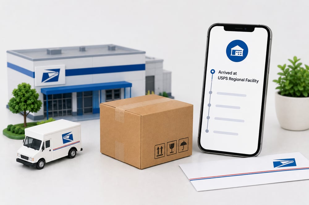 What Does Arrived at USPS Regional Facility Mean?