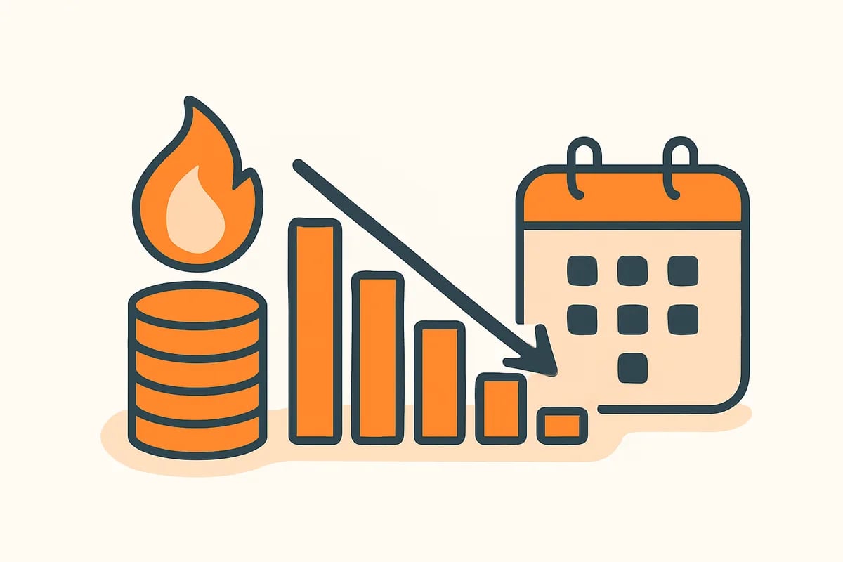 Project Burn Rate Calculator: Track Spending Velocity and Remaining Budget in Real Time